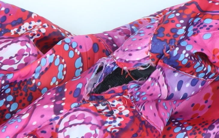 Millie & Gym Women's Multicoloured S Hooded Puffer Jacket