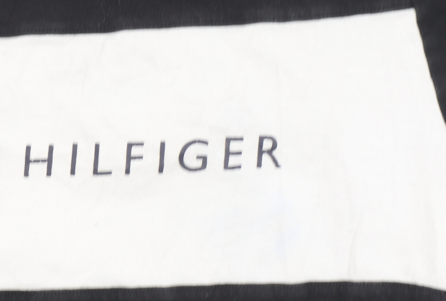 Tommy Hilfiger Men's Black Colourblock Logo Cotton T-Shirt M