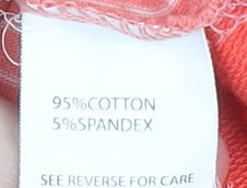 Voir Jeans Women's Pink Striped Sequin T-Shirt Size S