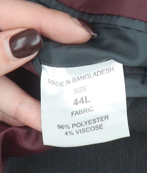 Fellini Traveler Men's Grey 44L Long Blazer Jacket