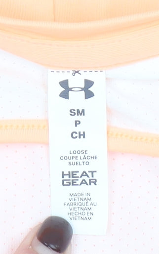 Under Armour Women's Yellow HeatGear Loose Fit T-Shirt Size S