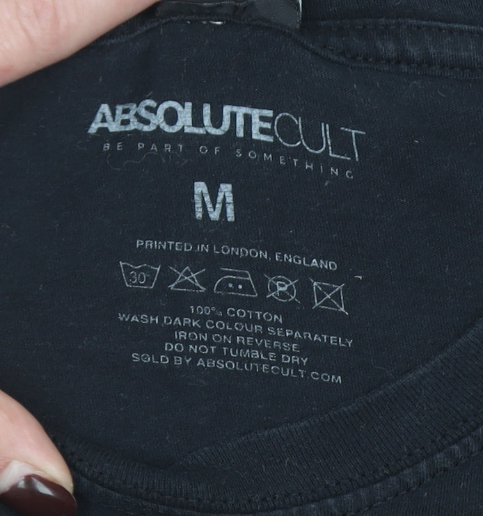 Absolute Cult Girls Black Harry Potter Graphic T-Shirt 7-8 Years