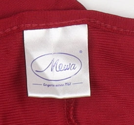 Mewa Women Red Size 16 Chemise Nightshirt 3/4 Sleeve Viscose