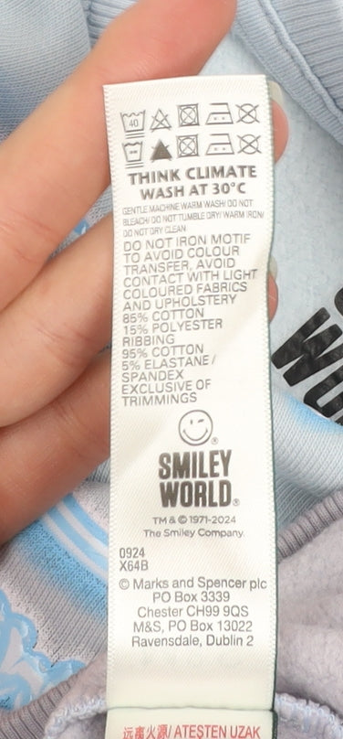Marks and Spencer Girls Multicoloured SmileyWorld Pullover Sweatshirt 14-15 Years