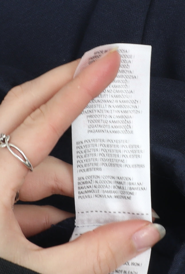 Lonsdale Men’s Blue Jogger Sweatpants M Fleece Tapered Fit