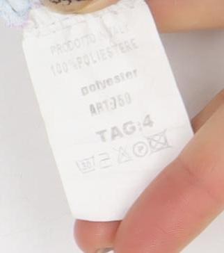 Girls Blue Lilo & Stitch Skater Dress 4 Years Short Sleeve Disney Style