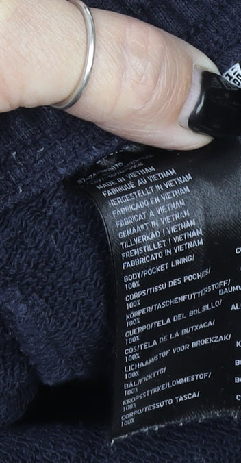 Uniqlo Men’s Black Fleece Jogger Sweatpants Medium Regular Fit Drawstring Waist