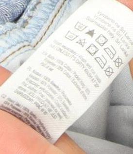 F&F Girls Blue Paperbag High Waist Relaxed Denim Jeans 12 Years