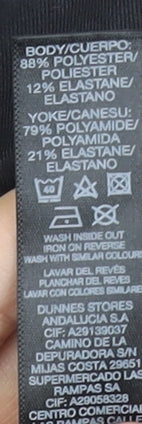 St. Bernard Women’s Black Racerback Tank Top Size 12 Sports Activewear