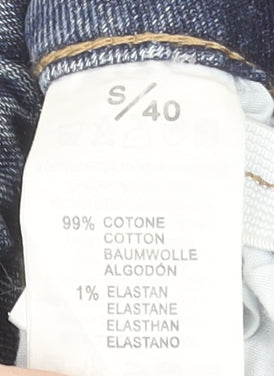 Candida Womens Blue Denim Cut-Off High Waist Shorts Size 12