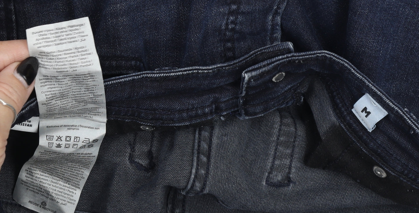 Jack & Jones Men's Blue Denim Chino Shorts M Regular Fit