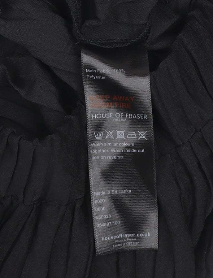 BIBA Women’s Black Size 12 Pleated Culotte Shorts