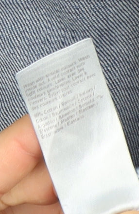 River Island Men's Blue 36x32 Straight Leg Stretch Denim Jeans