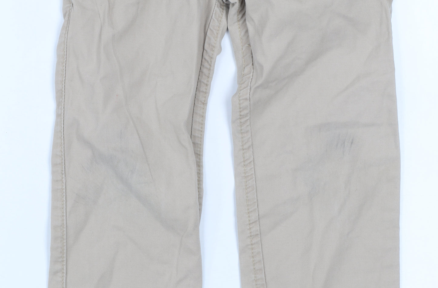 Zara Boys Beige Chino Trousers 3-4 Years Adjustable Waist Cotton
