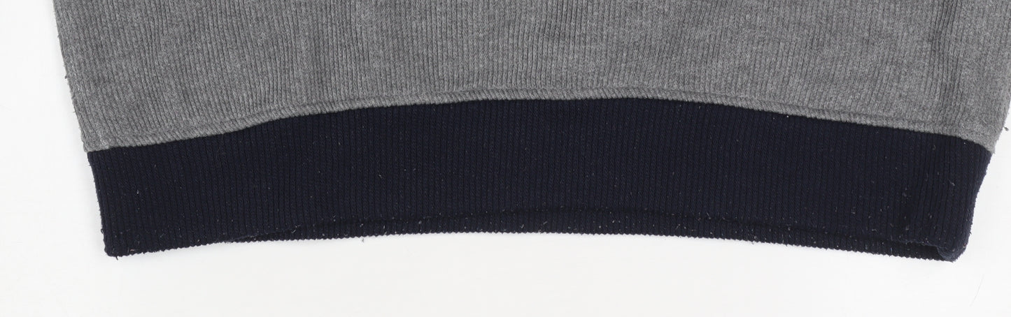 Decathlon Men’s Grey XL Henley Sweatshirt Outdoor Pullover