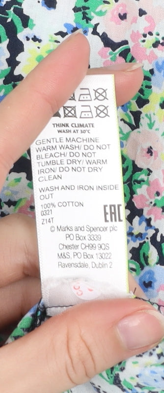 Marks and Spencer Women’s Multicoloured Floral Shift Dress Size 6