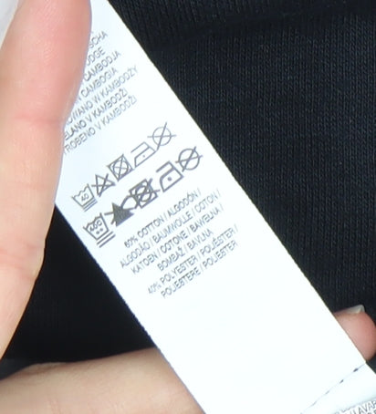 Primark Boys Black Brooklyn NYC Sweatshirt 11-12 Years Cotton Blend