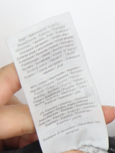 Jack & Jones Men's Black Slim Fit Distressed Denim Jeans 34x34