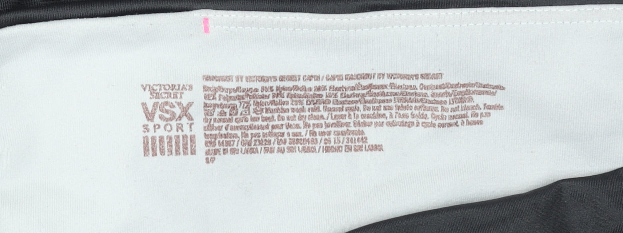 Victoria's Secret VSX Women’s Black Grey Capri Leggings Size S