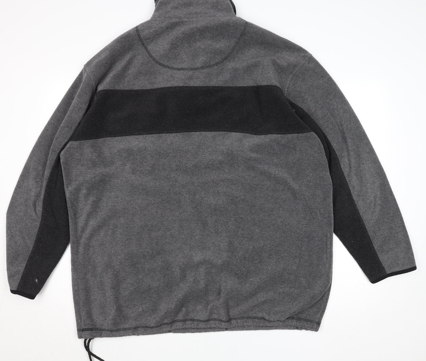 TCM Men's Grey Fleece 1/4 Zip Sport Jacket Size Regular