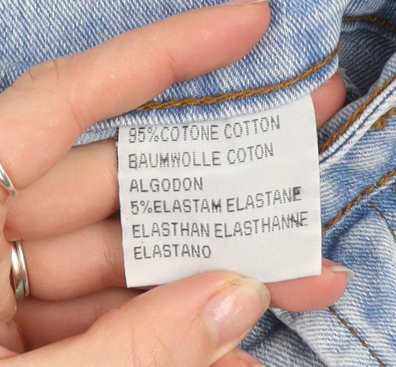 Sister Lusy & Elisa Blue Cropped Slim Fit Denim Jeans Size 28