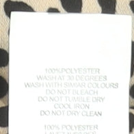 Nasty Gal Womens Beige Animal Print Midi Pencil Skirt Size 10