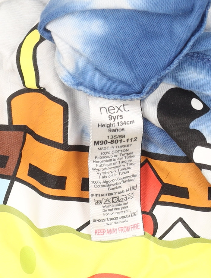 Next Boys Blue Tie-Dye SpongeBob SquarePants Graphic T-Shirt 9 Years