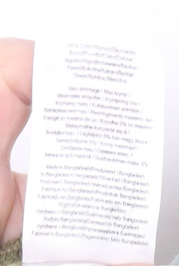 Redefined Rebel Men's Green Corduroy Chino Shorts Size M