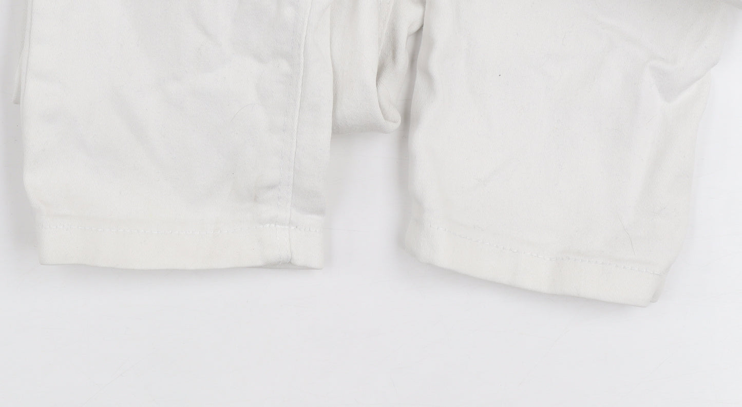 Denim Co. Women White Size 16 Skinny Stretch Jeans