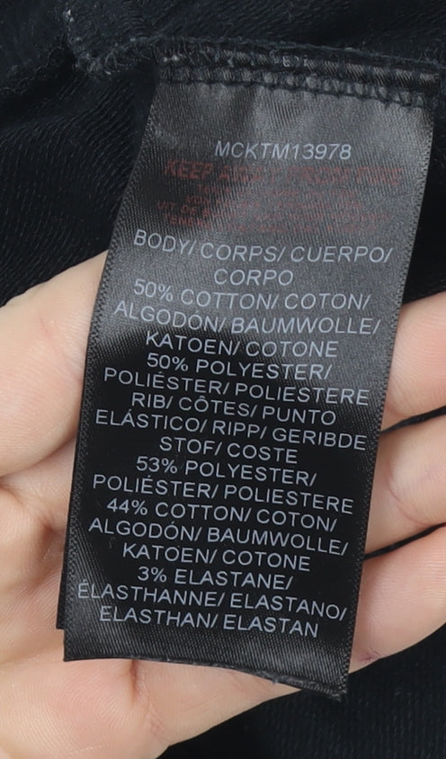 McKenzie Men's Black Athletic Shorts Size L Drawstring Waist