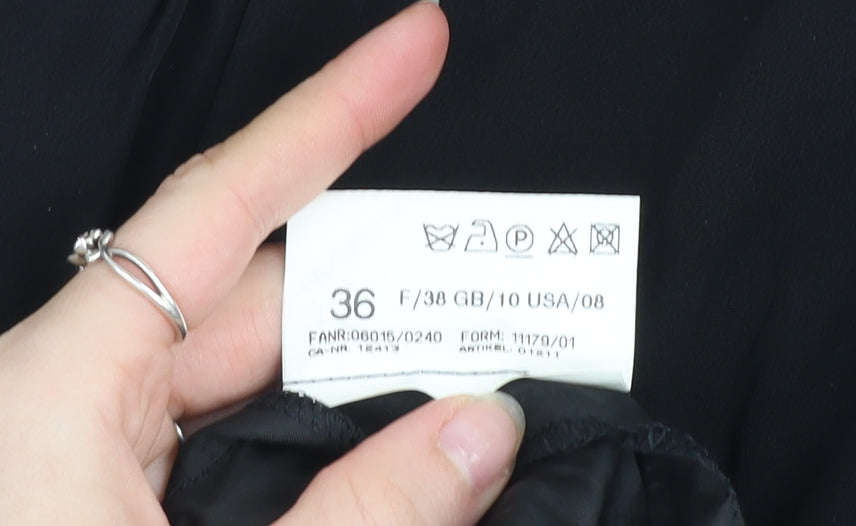 Basler Women’s Black Size 12 Pencil Midi Skirt Lined Formal Workwear