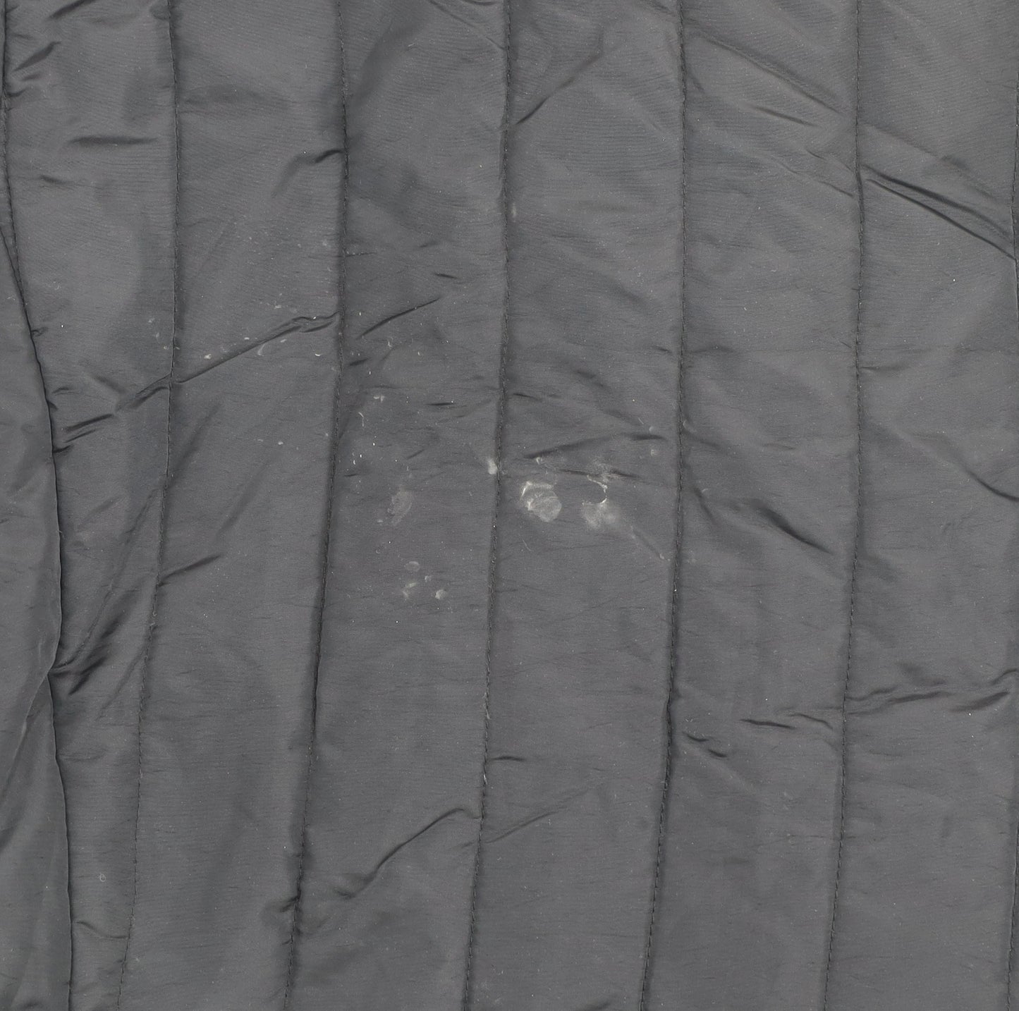 Gold by Michael H Women's Black Quilted Fur Trim Jacket Size 18