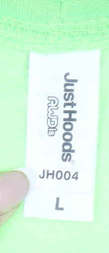 Just Hoods by AWDis Womens Green L Pullover Hoodie Little Mix Concert
