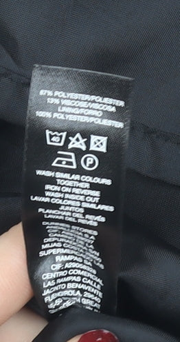 Dunnes Womens Green Tartan Buckle Short Skirt Size 12