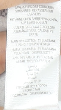 Jasper Conran Girls Blue Floral Fit & Flare Sleeveless Dress Age 3-4 Years