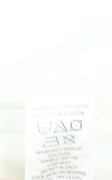 Dunnes Stores Women White Embroidered Pullover Sweatshirt Small