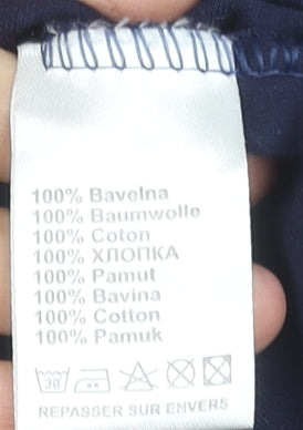 Lacoste Boys Blue Mickey Mouse Polo Shirt 2 Years Short Sleeve Cotton