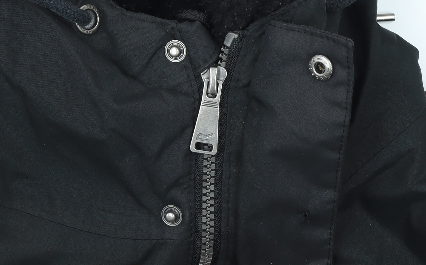 Regatta Men's Black XL Waterproof Hooded Parka Jacket