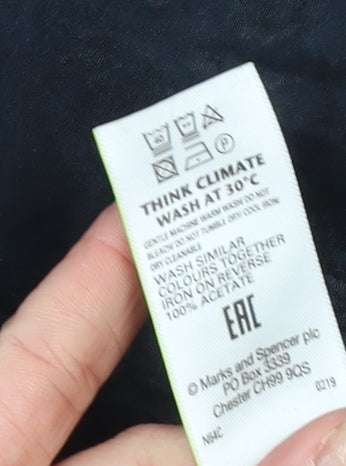 Marks and Spencer Womens Blue A-Line Long Skirt Size 10