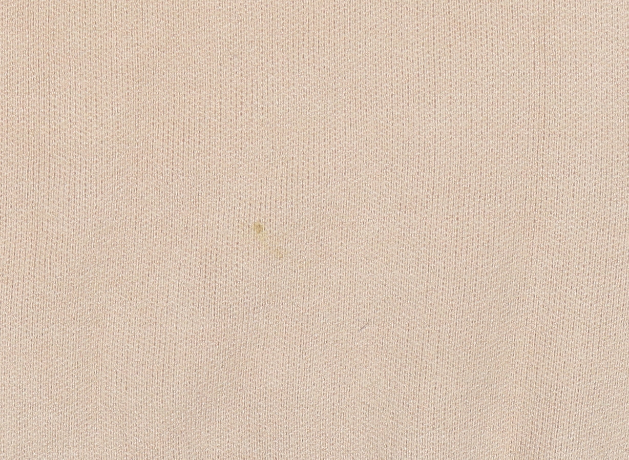 Zara Women Beige Beaded Knit Shift Dress Size 12