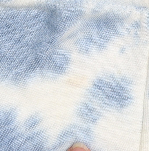 Ocean Drive Women's Blue Tie Dye Sweat Shorts Size M Lightweight Activewear