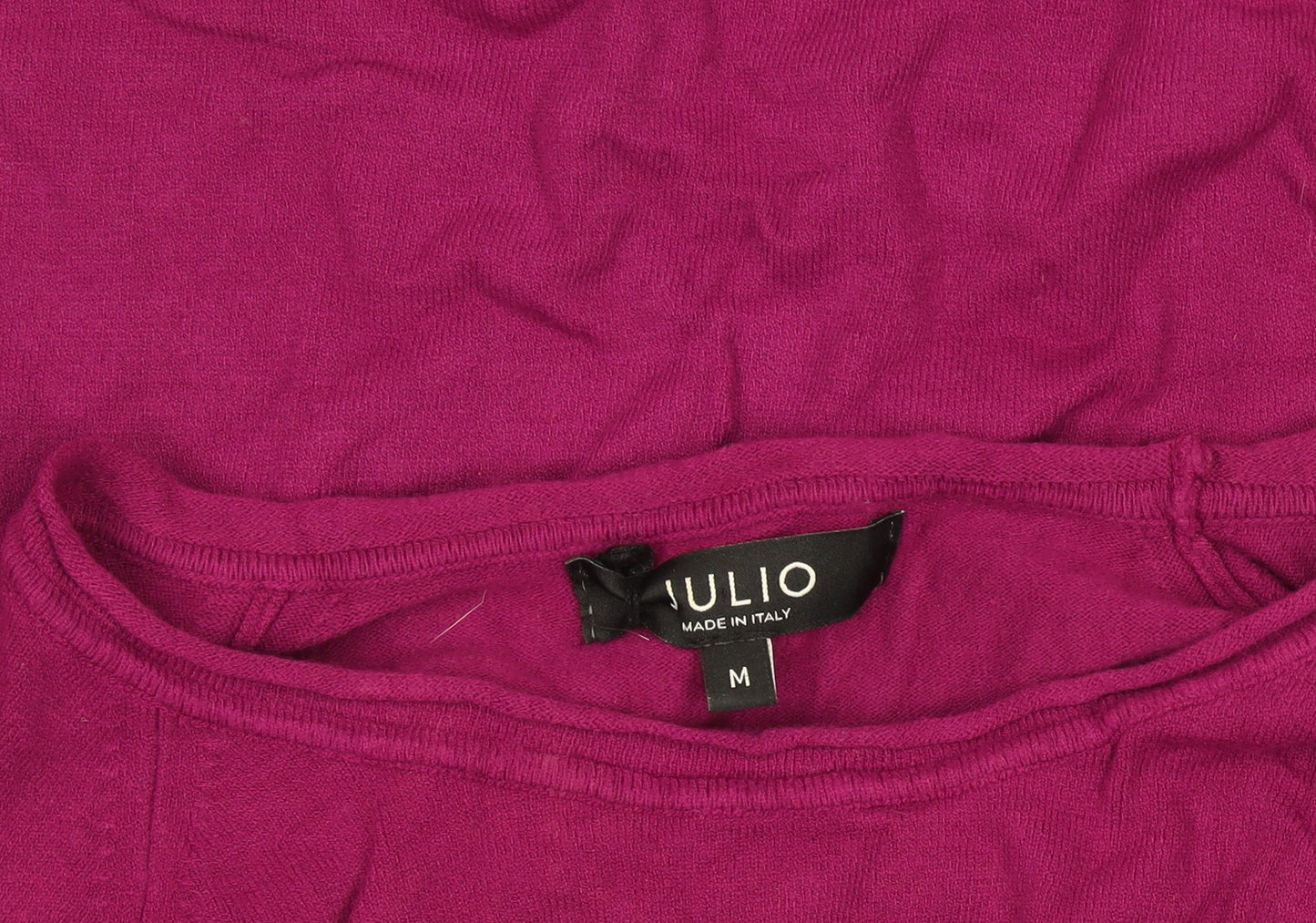 JULIO Women’s Purple Cotton Cashmere Crew Neck Jumper M