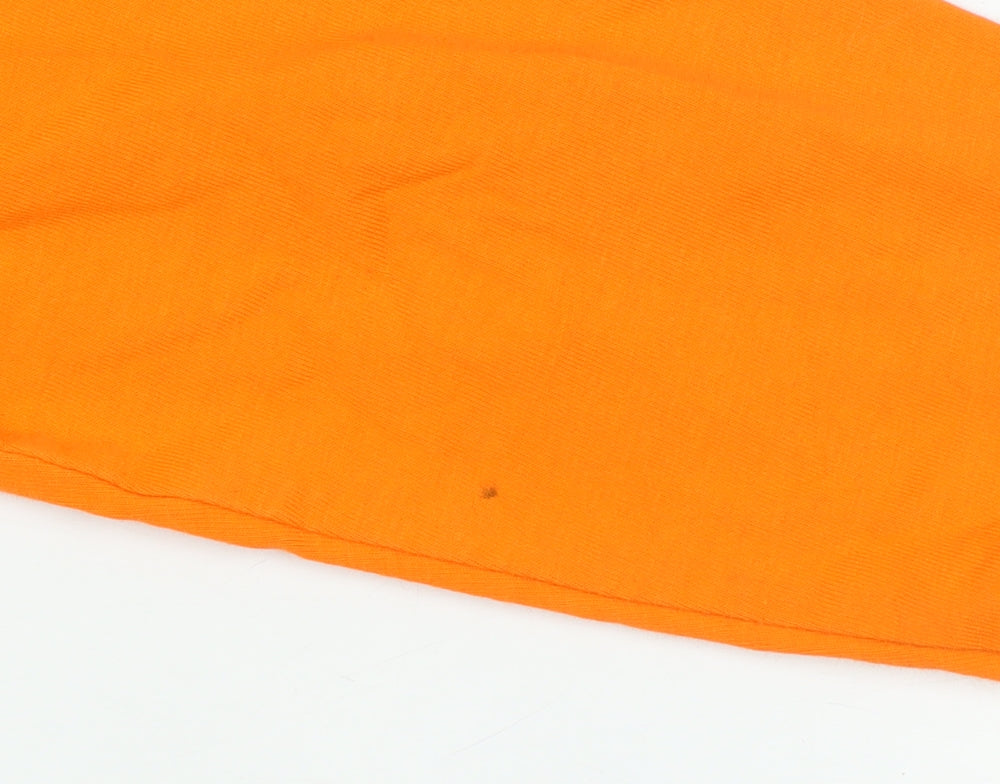 Next Boys Orange Long Sleeve Astronaut Bike Space Graphic Cotton T-Shirt 9 Years