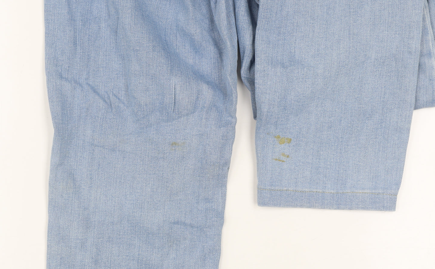 Jonny-Q Women Blue Size 10 Straight Leg Light Wash Jeans