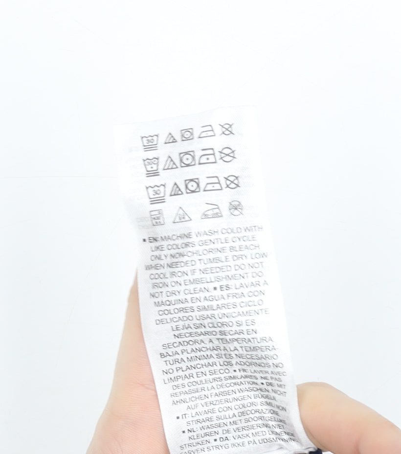 Nike Men Blue Boston Red Sox 1901 Graphic Cotton T-Shirt Size L