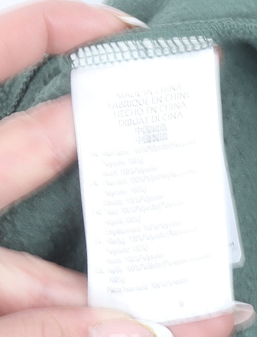 Energetics Women's Green Fleece 1/2 Zip Pullover Sweatshirt M