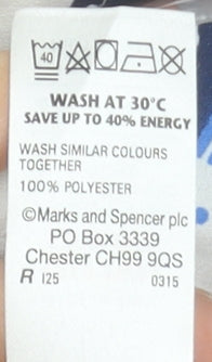 Marks and Spencer Girls White Dog Print Short Sleeve Blouse 3-4 Years