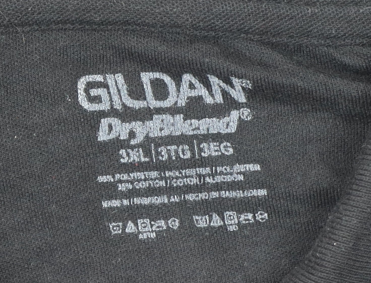 Gildan Men’s Black 3XL Polo Shirt Timothy Taylor’s Logo Regular Fit