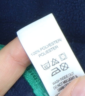 Dunnes Stores Boys Blue Hooded Full Zip Fleece Jacket 13-14 Years