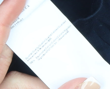 Hugo Boss Men's Blue Crew Neck Short Sleeve Cotton T-Shirt L